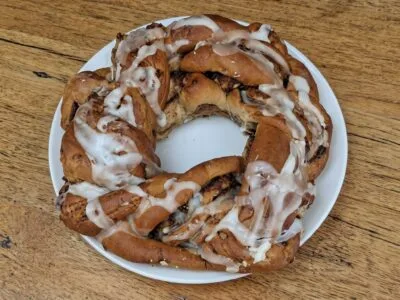Pan anillo de café