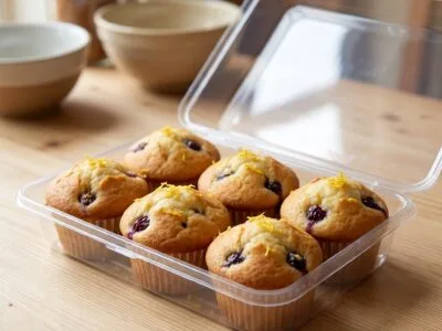 Caja de muffins de agraz y limón x 6