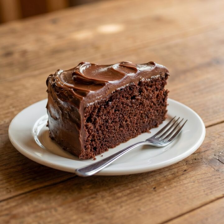 Chocolate cake tajada