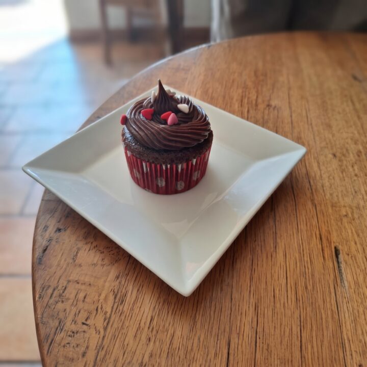 Cupcake de chocolate