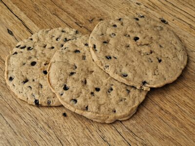 Galleta de avena con chip de chocolate