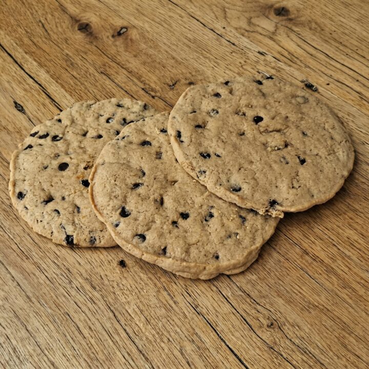 Galleta de avena con chip de chocolate