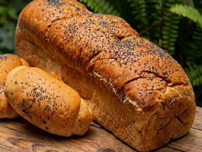 Pan de banano y amapola