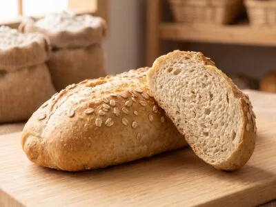 Pan sin gluten con avena