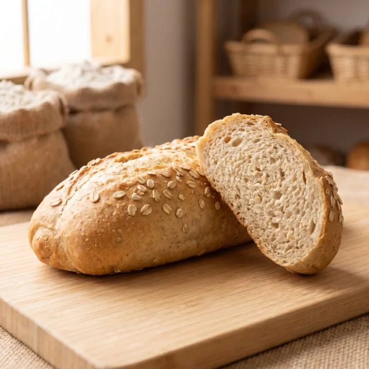 Pan sin gluten con avena