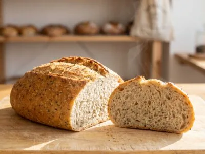 Pan sin gluten con chia