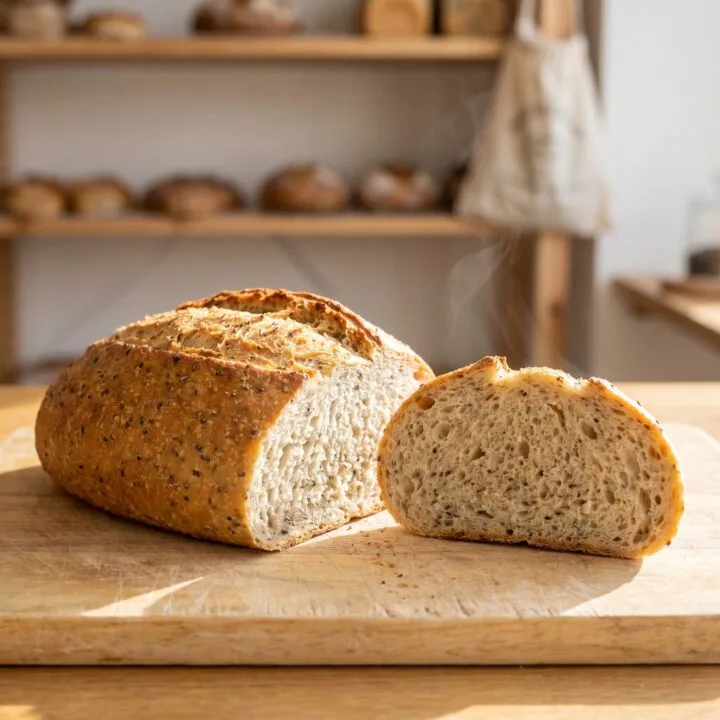 Pan sin gluten con chia