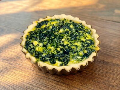 Quiche de espinaca