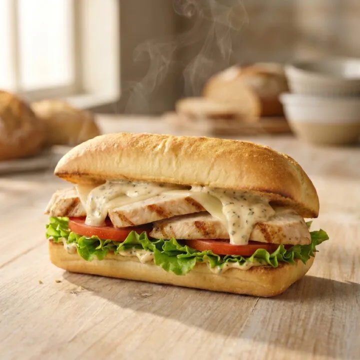 Sandwich de pollo 15 cm